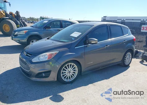 2013 Ford C-Max Hybrid Sel z USA, uszkodzony, nr VIN 1FADP5BUXDL513924